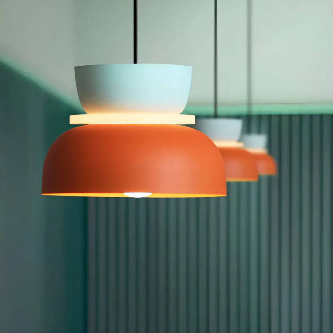 Modern Pendant Lamp with Decorative Layered Design