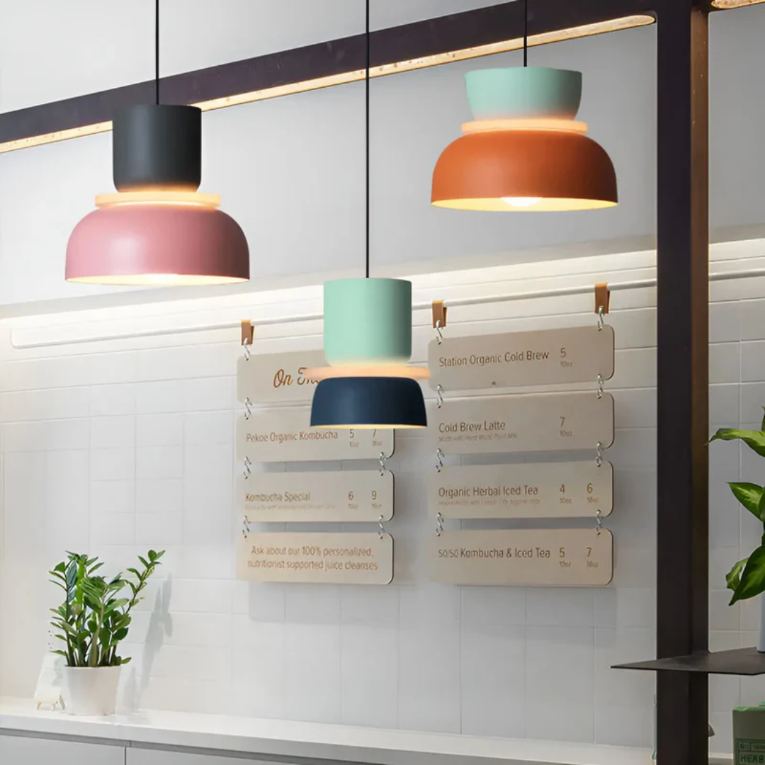 Modern Pendant Lamp with Decorative Layered Design