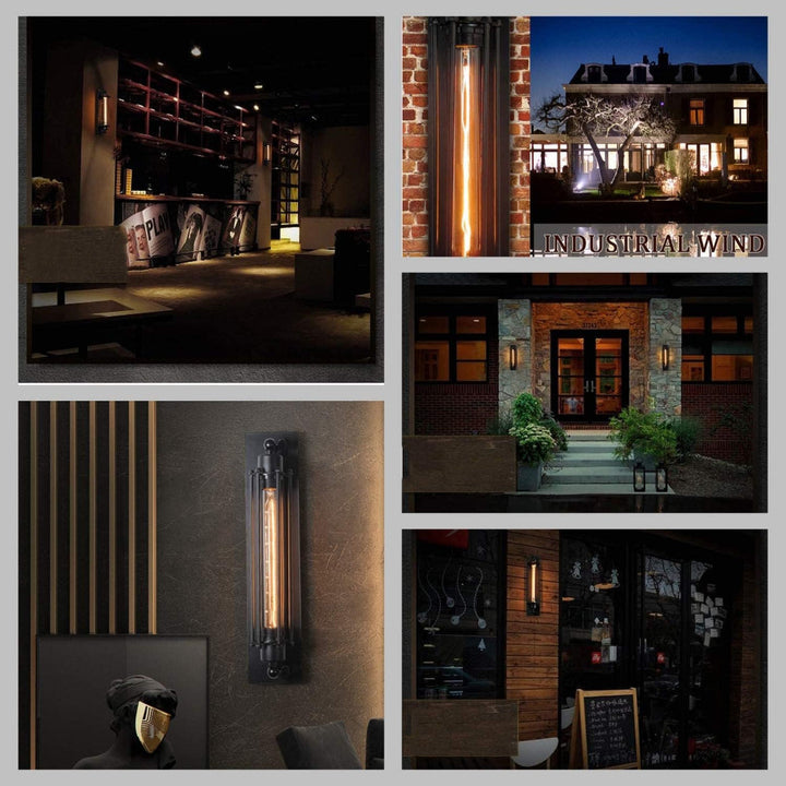 Wall-Mounted LED Light Fixture Vintage Design