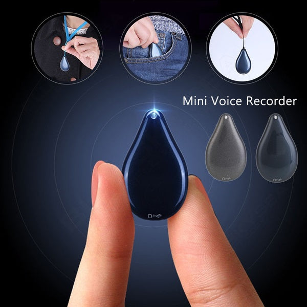 Keychain Voice Recorder Portable 100 Hour Memory
