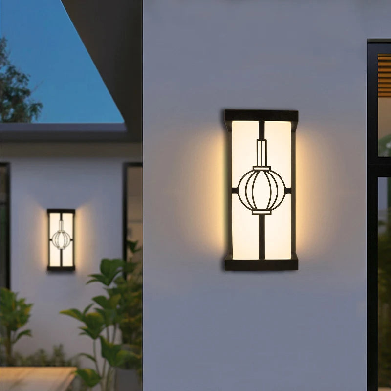 LED Outdoor Wall Light with Motion Sensor