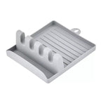 Multi-Slot Spoon Rest for Clean and Organized Cooking