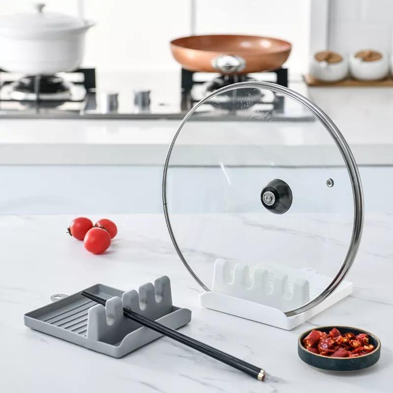 Multi-Slot Spoon Rest for Clean and Organized Cooking