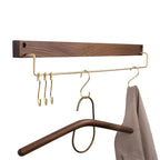 Natural Wood Towel Holder for Bathroom & Kitchen Organization