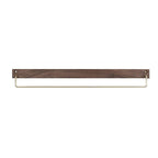 Natural Wood Towel Holder for Bathroom & Kitchen Organization
