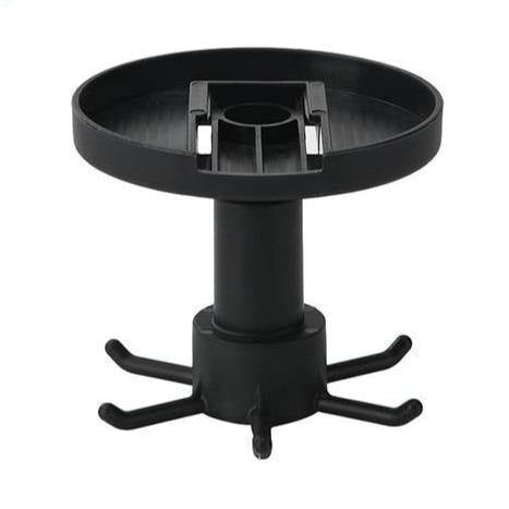 Under-Counter Rotating Kitchen Utensil Storage Organizer 6 Hooks