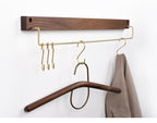 Natural Wood Towel Holder for Bathroom & Kitchen Organization