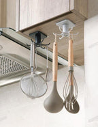 Under-Cabinet Rotating Kitchen Utensil Organizer