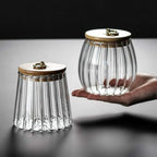Elegant Glass Jar for Kitchen & Home Organization