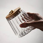 Elegant Glass Jar for Kitchen & Home Organization